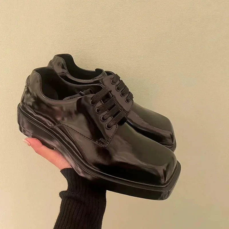 Ex-Boyfriend Leather Derbies