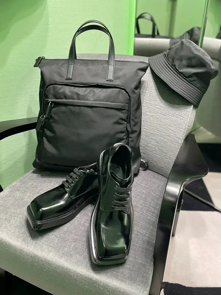 Ex-Boyfriend Leather Derbies