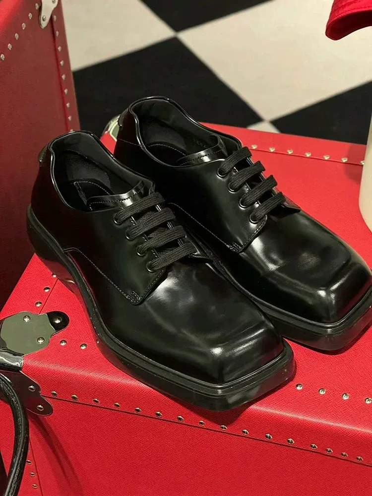 Ex-Boyfriend Leather Derbies