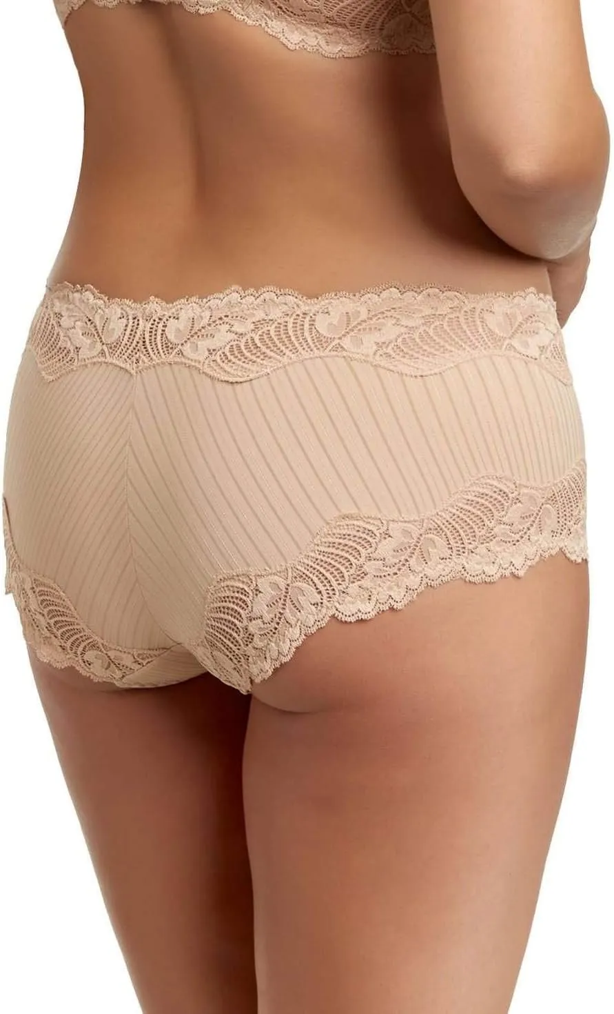 Felina Paramour Stripe Delight Hipster | Panty | 4-Pack | Lace | Plus Size