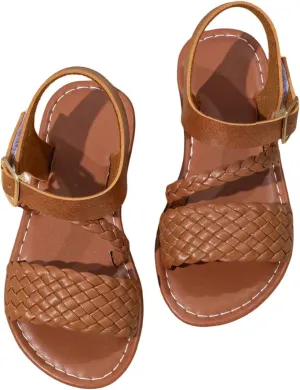 Floerns Girl's Beach Flat Slide Sandals Ankle Strap Open Toe Summer Sandal Shoes
