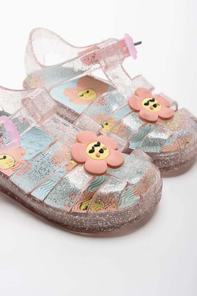 Flower Jelly Sandal Pink