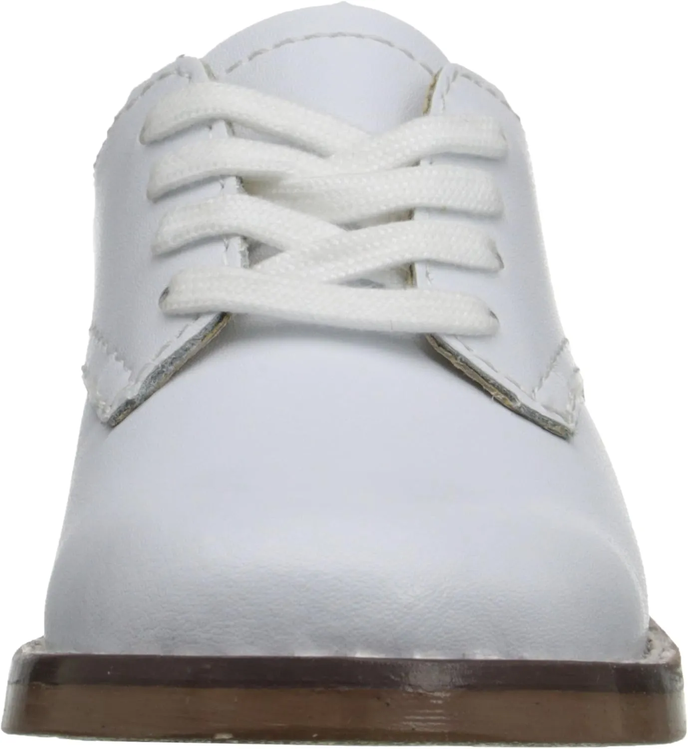 FOOTMATES Willy Lace-Up Leather Oxford Girls and Boys Dress Shoes with Wide Toe Box and Custom-Fit Insoles, Non-Marking Outsoles - for Infants, Toddlers, and Little Kids, Ages 0-8