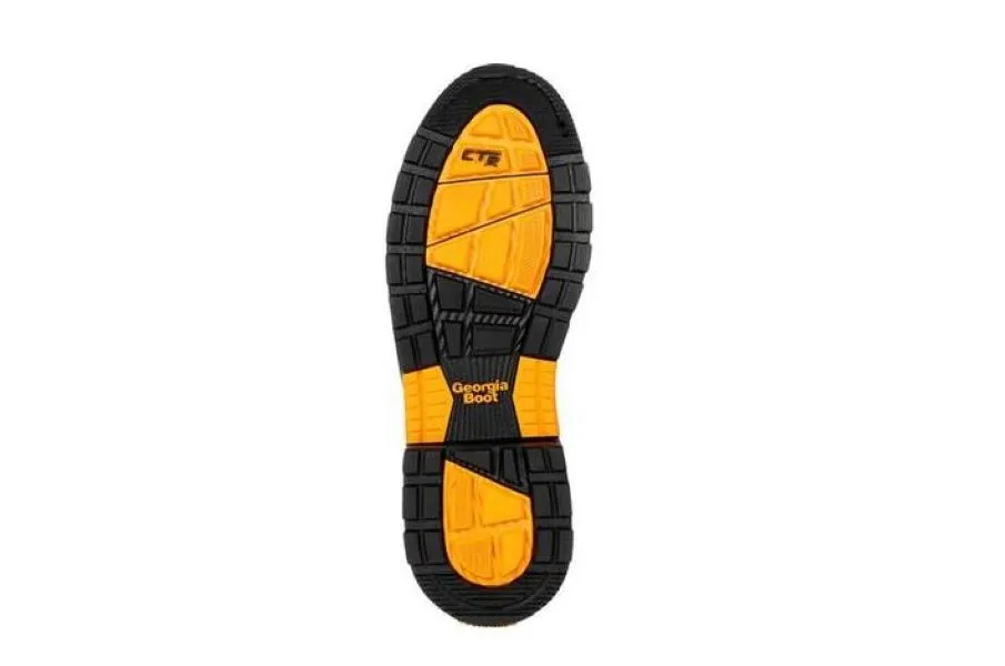 Georgia Boot Black with Brown Carbo-Tec LTX Waterproof Pull On Boot GB00393