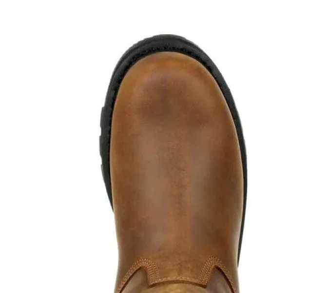 Georgia Boot Black with Brown Carbo-Tec LTX Waterproof Pull On Boot GB00393