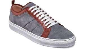 Greg - Grey Suede / Brown Grain