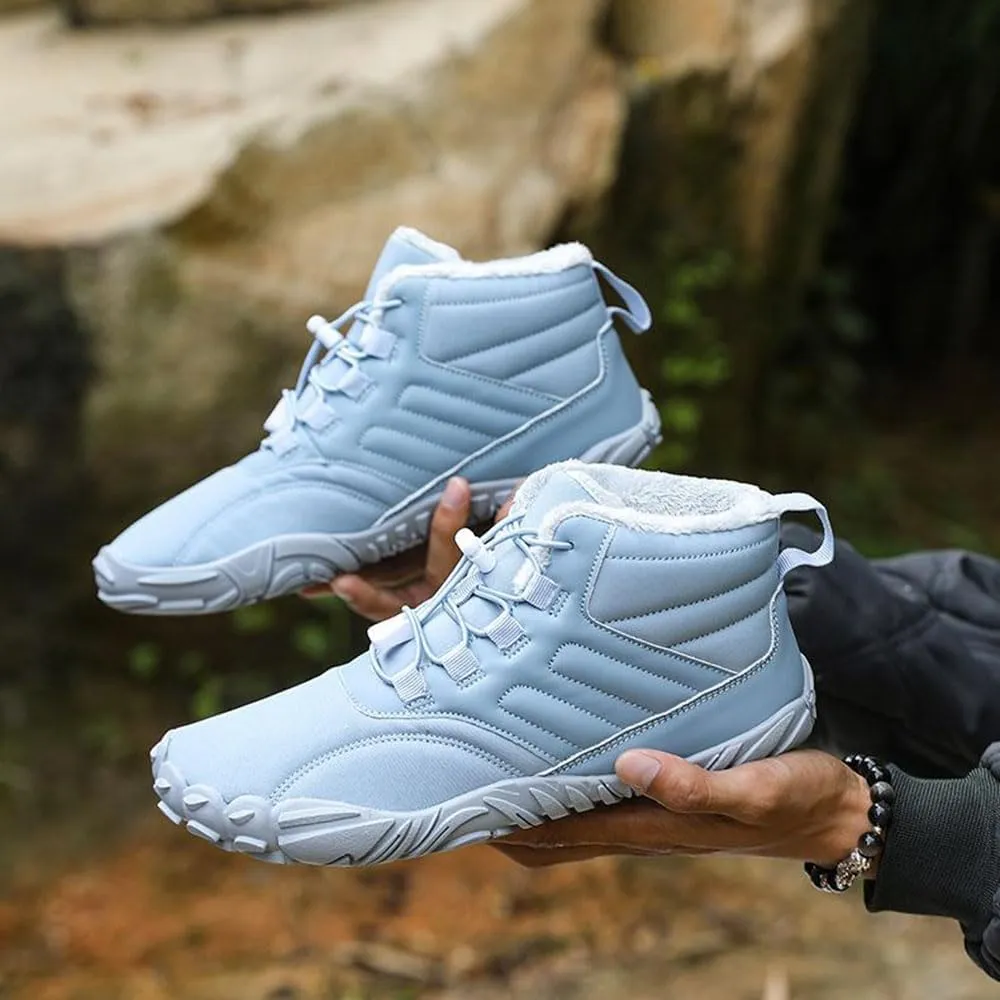 Grounded Winter Footwear for Women, Hike Winter Footwear Barefoot Women Men, Barefoot Shoes Waterproof Wide Toe Box Boots