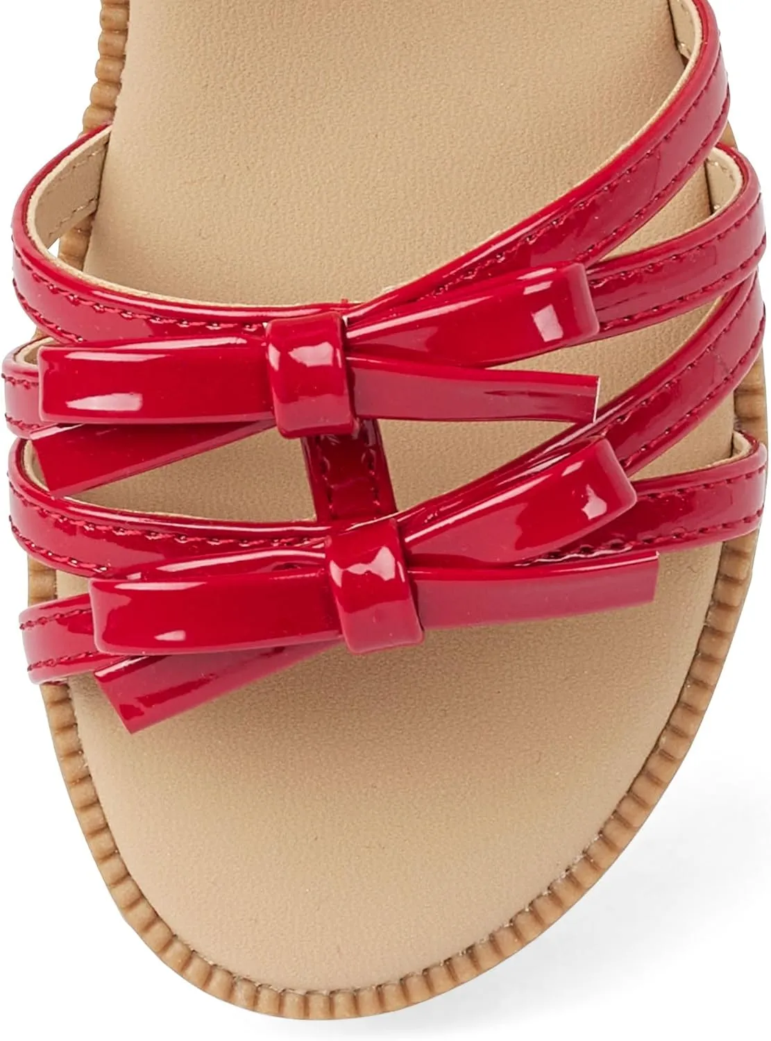 Gymboree Girl's Toddler Flat Sandal with Adjustable Ankle Strap