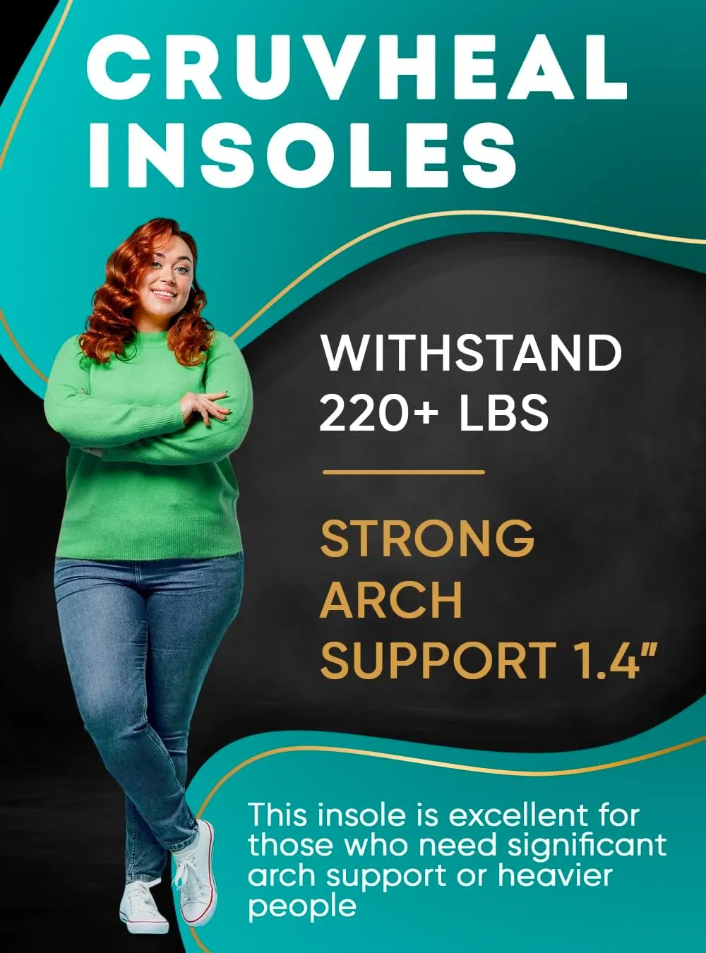 High Arch Support Insoles for Plantar Fasciitis for Women and Men - Orthotic Shoe Inserts - Boot Work Shoe Plantar Fasciitis Insoles (Turquoise, S)