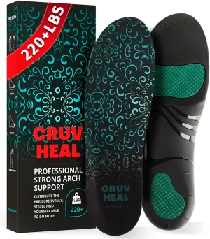 High Arch Support Insoles for Plantar Fasciitis for Women and Men - Orthotic Shoe Inserts - Boot Work Shoe Plantar Fasciitis Insoles (Turquoise, S)