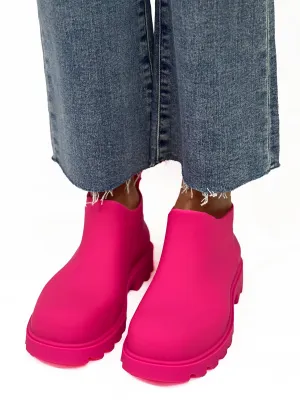HIGH STREET RAIN BOOT in Dragon Fruit