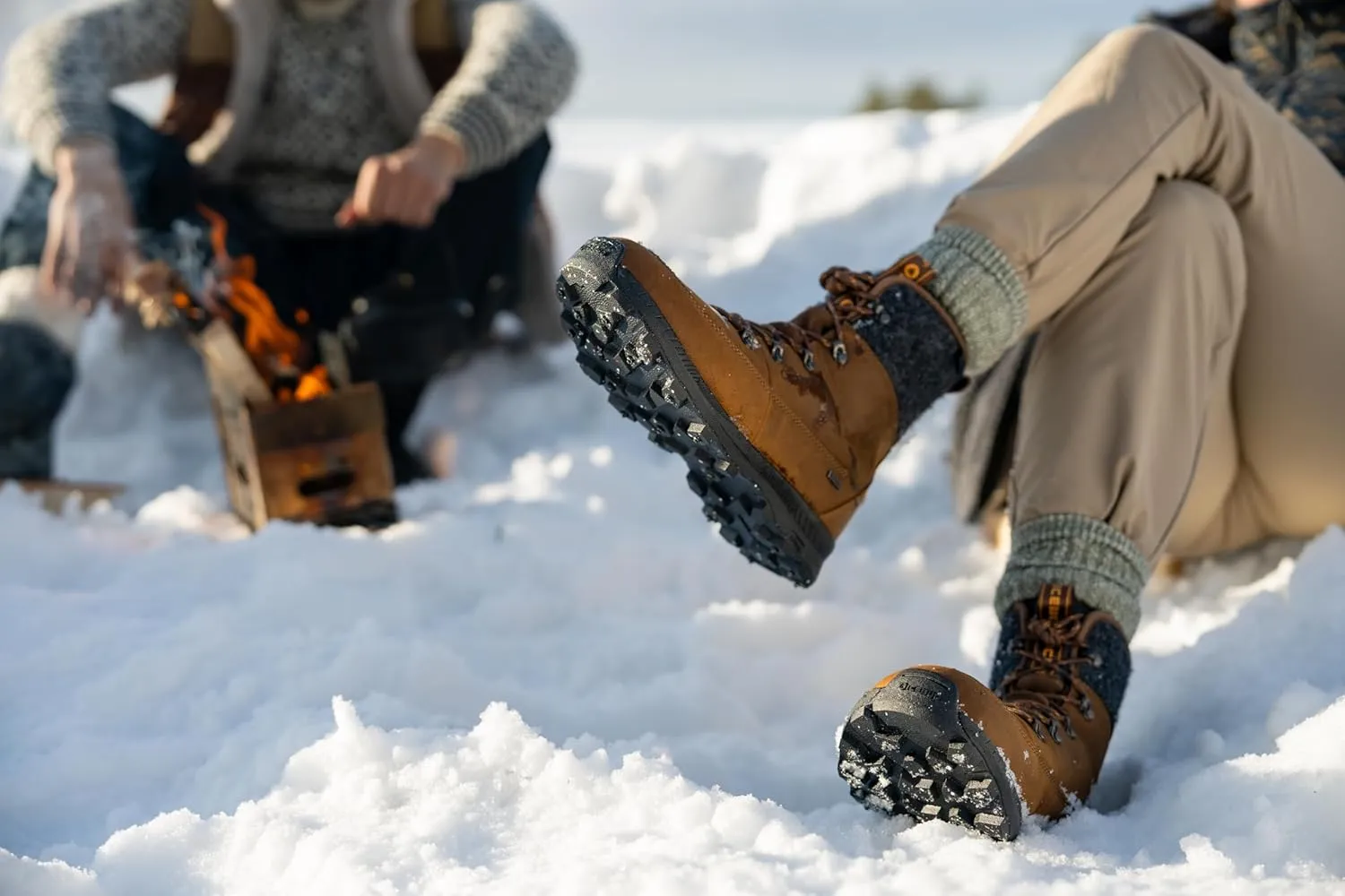 Icebug Mens Adak BUGrip Winter Hiking Boot with Carbide Studded Traction Sole