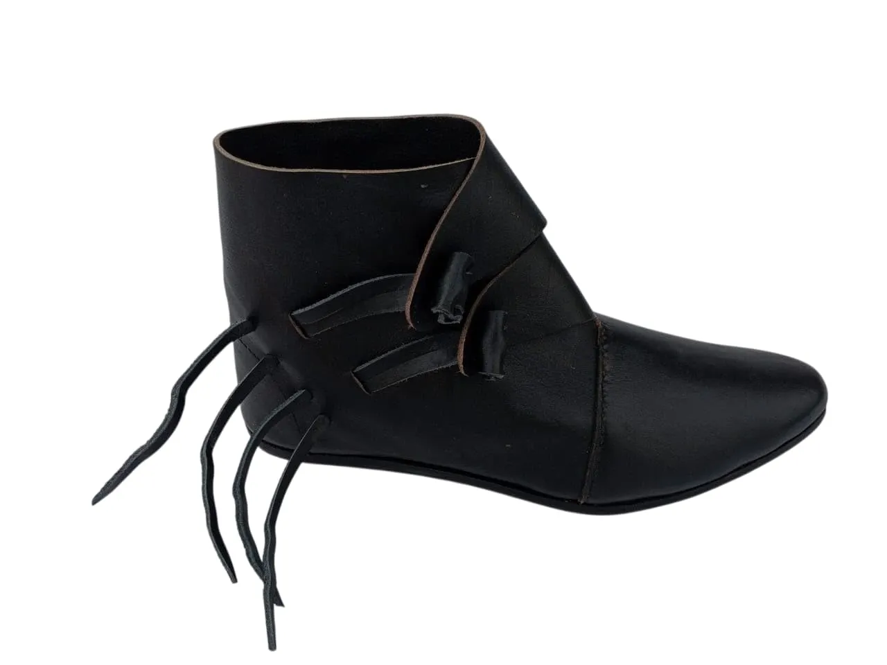 Ironclad Emporium Viking Leather Shoes for Men | Handmade Medieval Footwear | Genuine Leather | Historical Reenactment, LARP, Cosplay. (US 7)