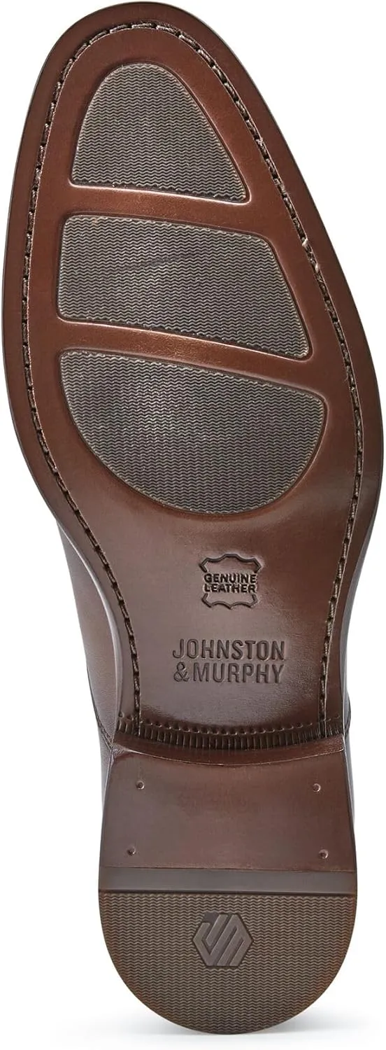 Johnston & Murphy Men’s Danridge Cap Toe Shoe - Men’s Dress Shoes, Leather Shoes, Dress Shoes for Men, Cushioned Footbed, Formal Shoes for Men, Business Casual Shoes
