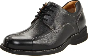 Johnston & Murphy Men's Shuler Bicycle Black Tumbled Calf 12 M US