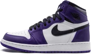 Jordan Youth Air 1 Retro High OG GS 575441 500 Court Purple 2.0 - Size 4.5Y