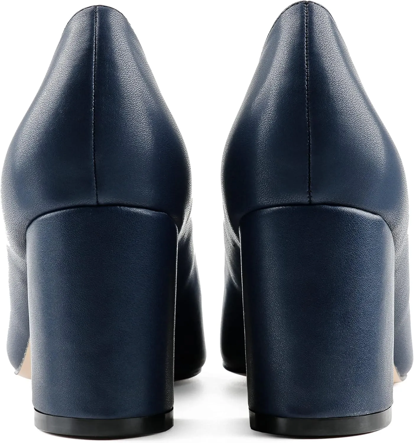 JOY IN LOVE Pumps for Women Chunky Heels Comfortable Middle Block Heel Work Dress Pumps