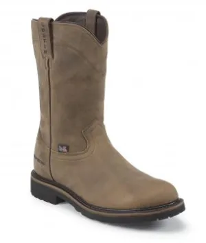 Justin SE4961 Men's Drywall Waterproof Steel Toe Pull On