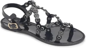 Kenneth Cole Women's Dahlia Jelly Jewel Sandal Flat Platform