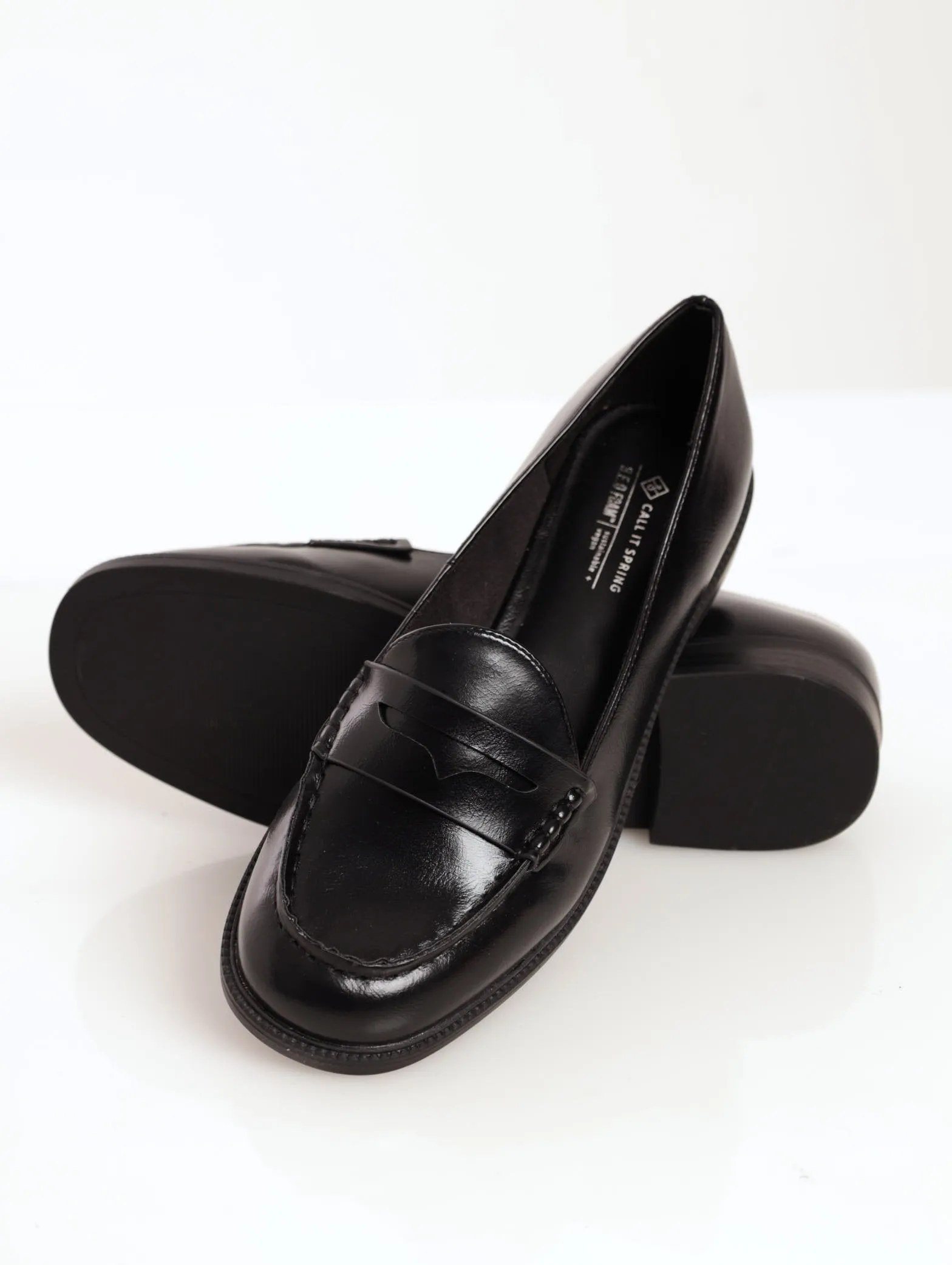 Ladies Florance Penny Loafer - Black