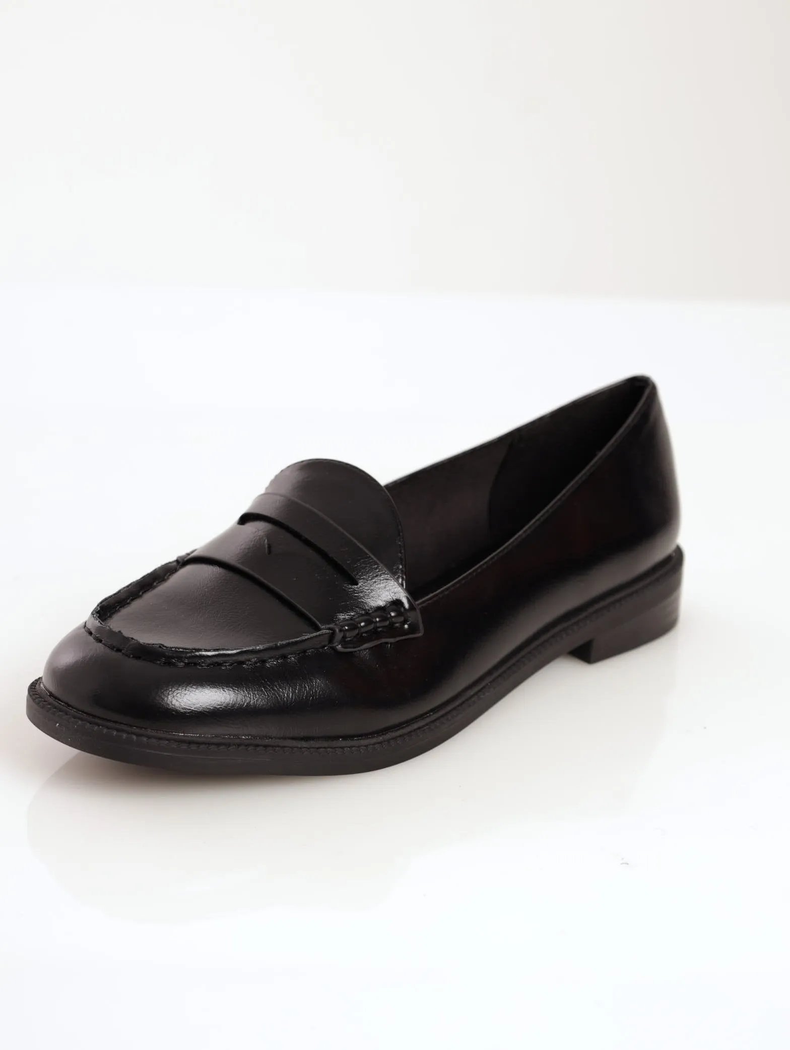 Ladies Florance Penny Loafer - Black