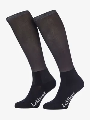 LeMieux Footsie Socks Faith Cinder Adult