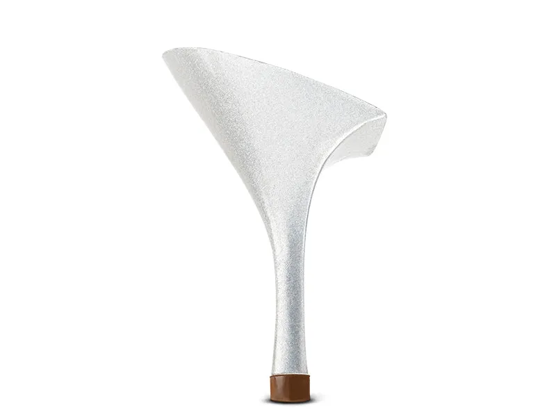 Limited Edition (030) 2.95 inch Slim Silver Heel