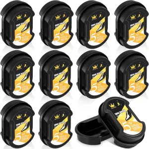 Loopeer 12 Pcs Shoe Shine Sponge Bulk 0.2 oz Instant Leather Shoes Shiner Care for Boots, Leather Accessories Quick Cleaning