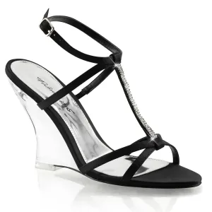 LOVELY-428 - Blk Satin/Clr