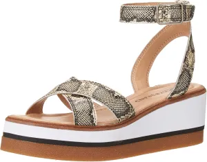 Lucky Brand Women's Tarhi Ankle Strap Wedge
