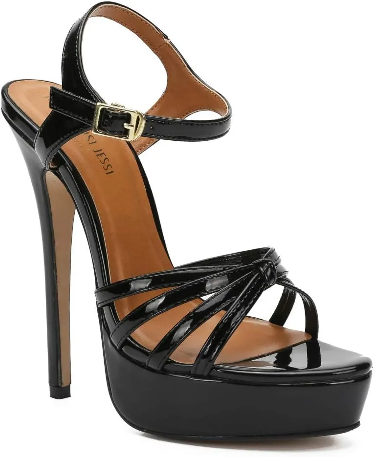 MAIERNISI JESSI Unisex Men's Women's Flatform Stiletto High Heel Strapy Slingback Sandals