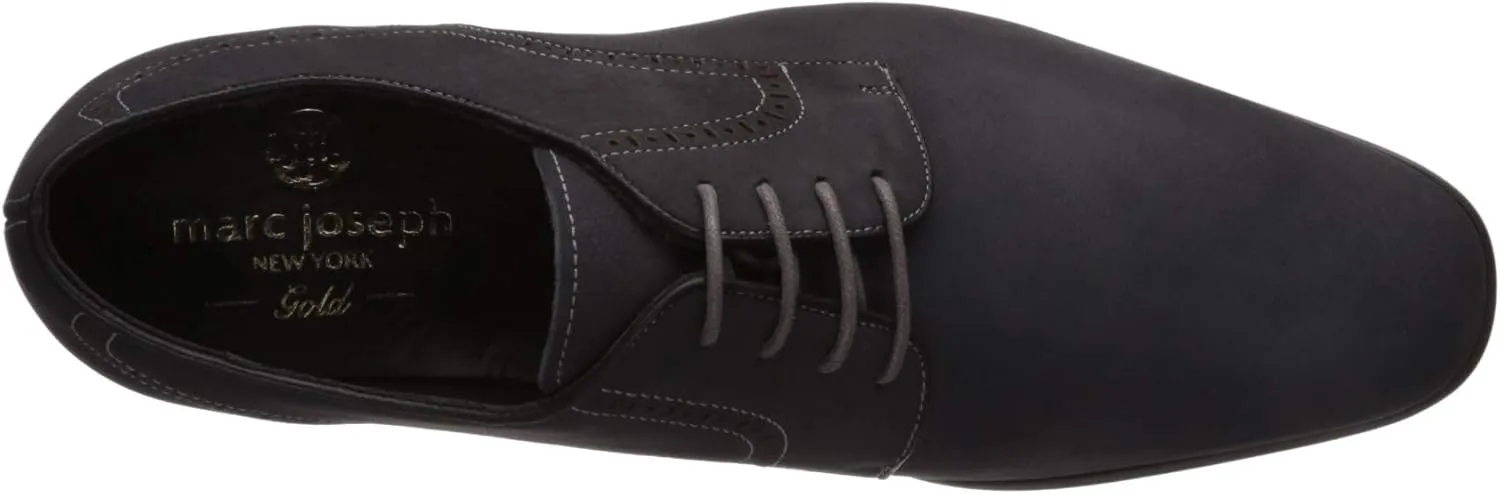 Marc Joseph New York Men's Leather Luxury Gold Collection Lace Up Dress Shoe Oxford