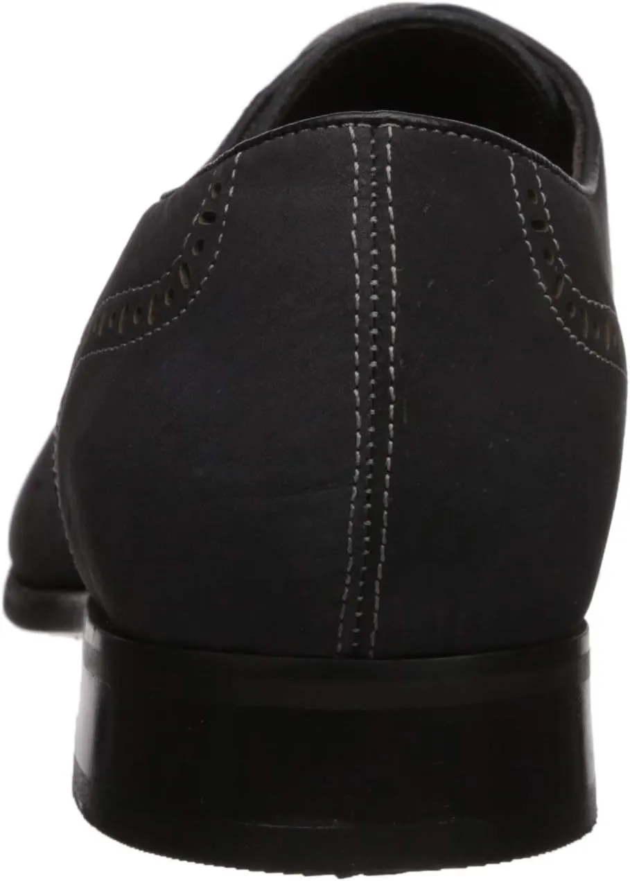 Marc Joseph New York Men's Leather Luxury Gold Collection Lace Up Dress Shoe Oxford
