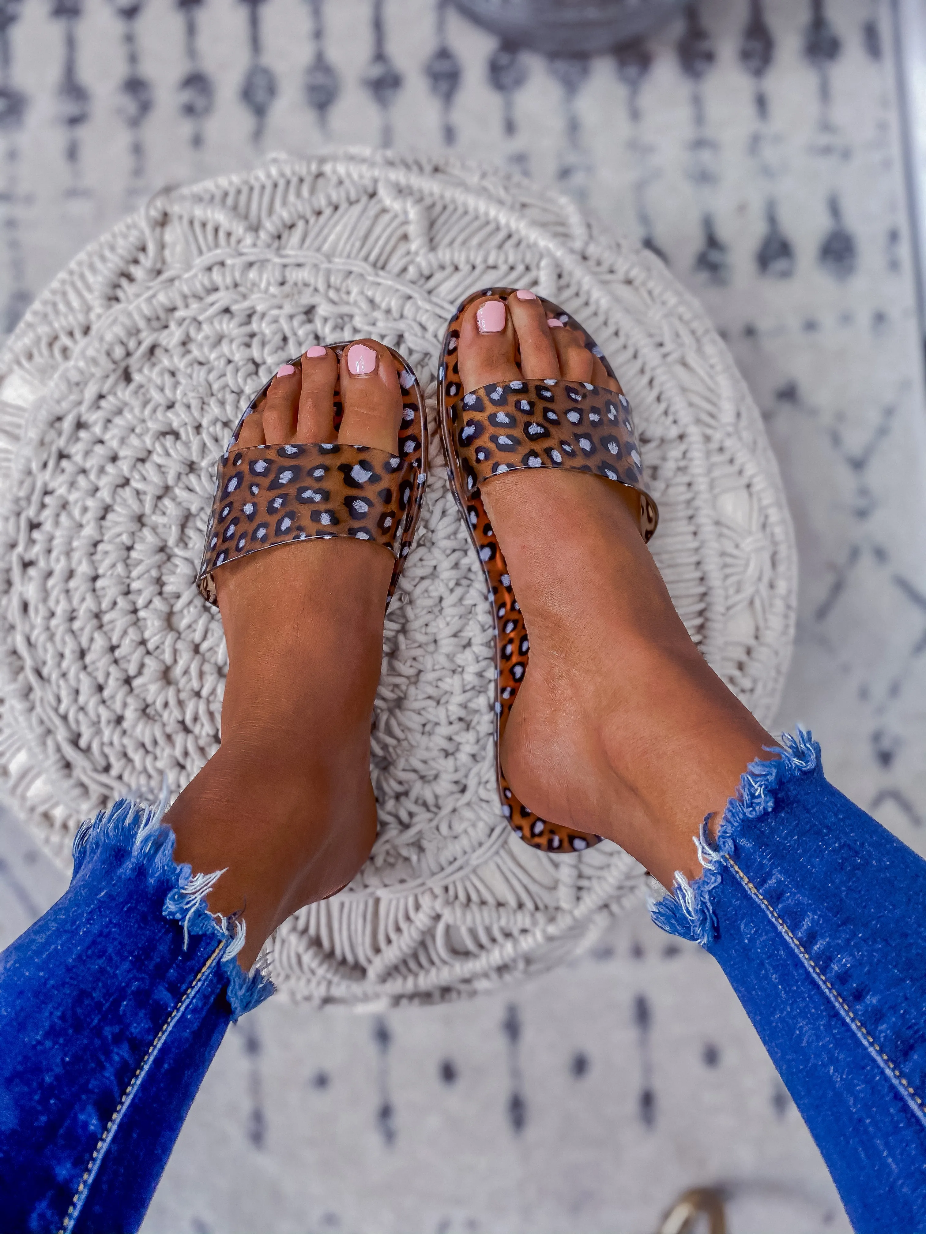 Matisse Tan Leopard Sol Slide Sandal