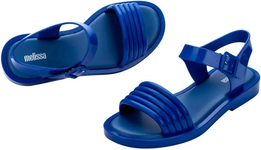 Melissa Mar Wave Women's Sandal - Bubble Jelly Sandal, Retro Sandals for Women, Adjustable Ankle Strap, Adult Jellies
