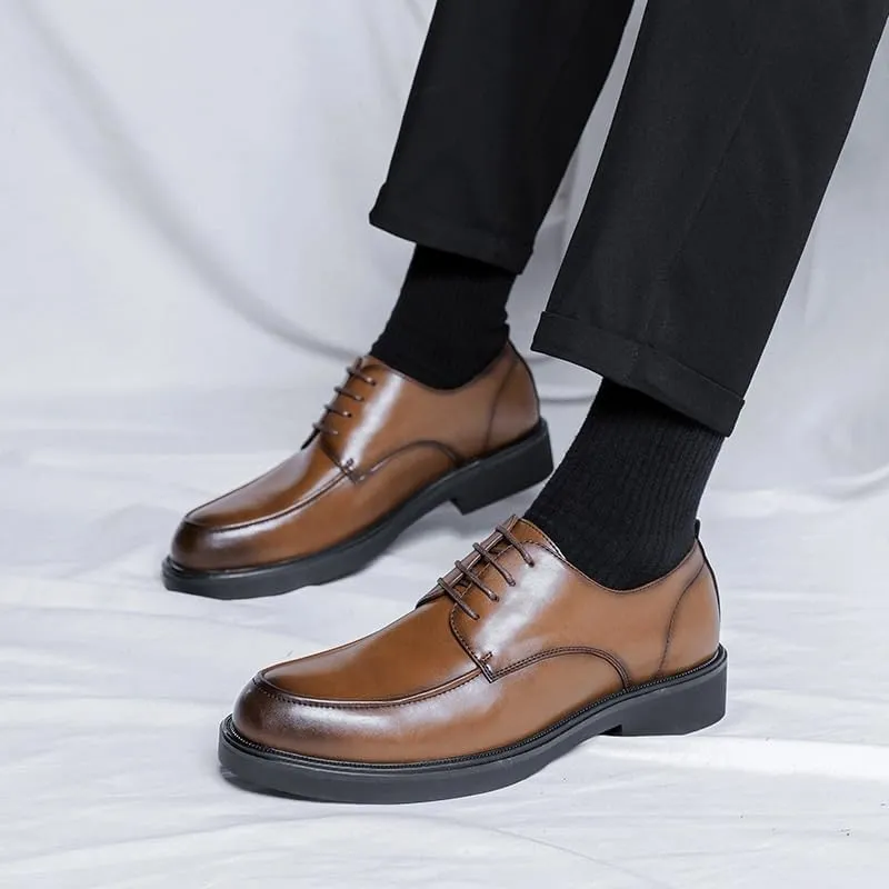 Men Casual Slip-On Driving Shoes, Low-Top Spring/Summer Flat Loafers, Breathable Comfortable Dad Shoes, Fashion Patchwork