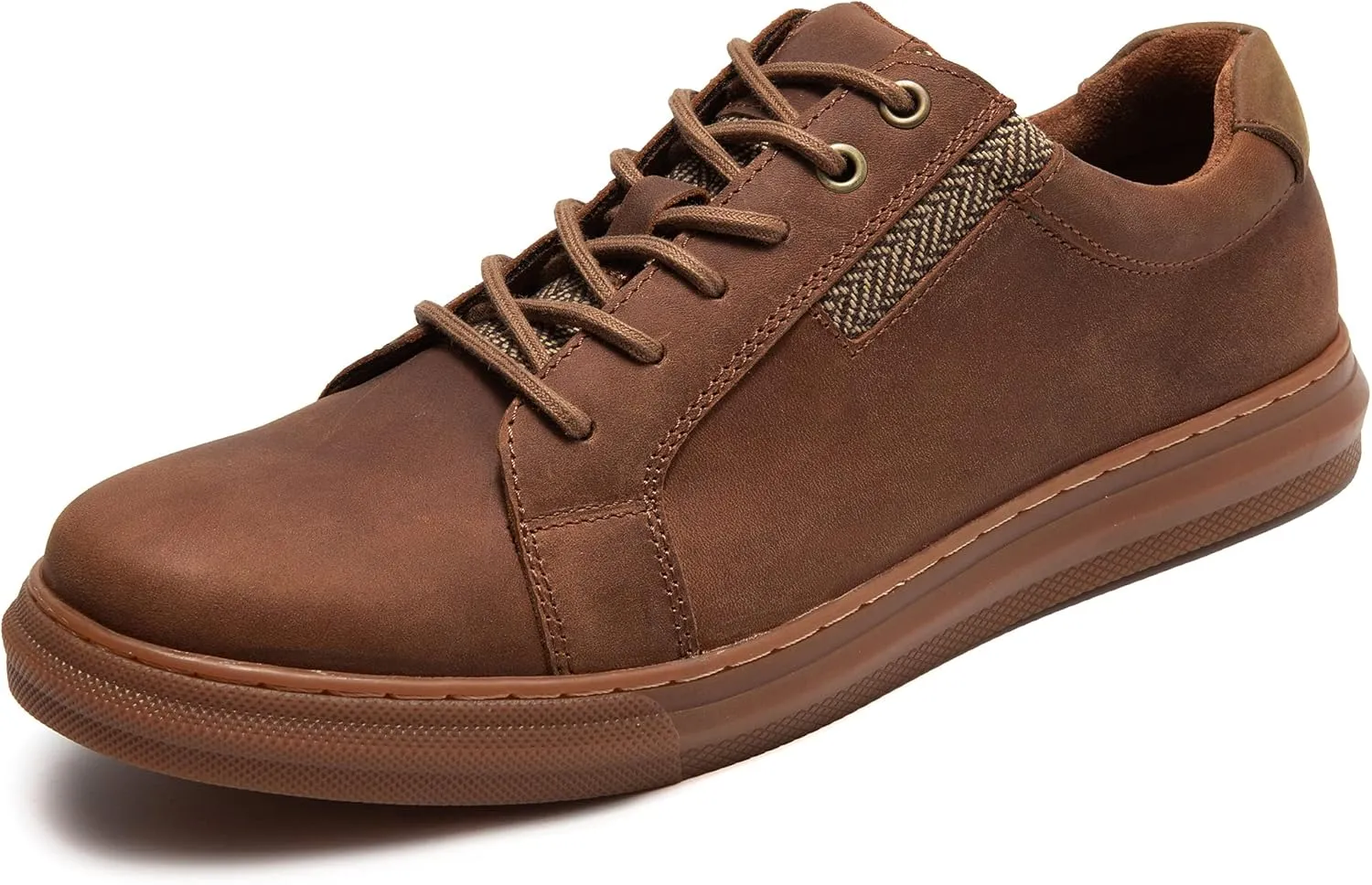 Men's Fashion Casual Oxford Sneakers Suede Leather Walking Shoes for Men Comfortable Daily Footwear Size 7
