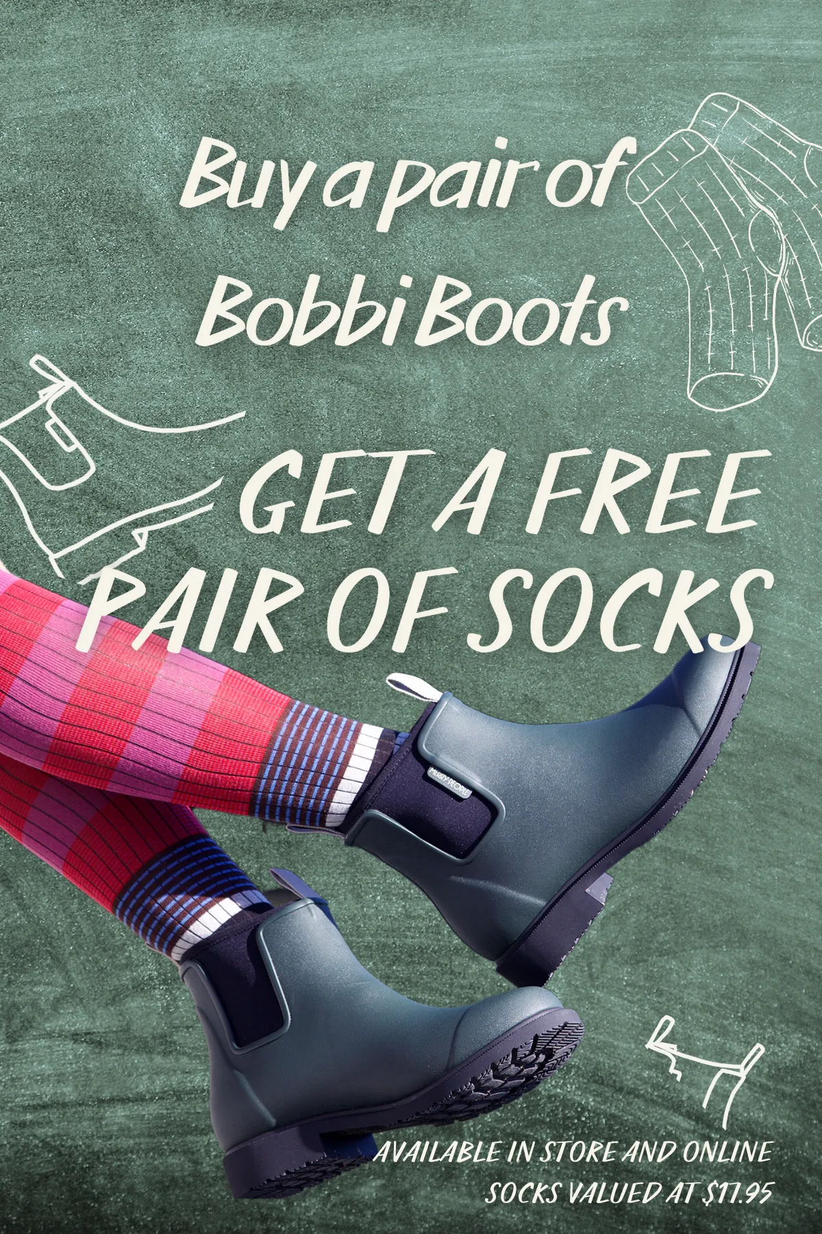 Merry People Bobbi Gumboots/Rainboots - Sand