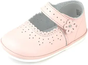 Mia Scalloped Leather Mary Jane (Baby)