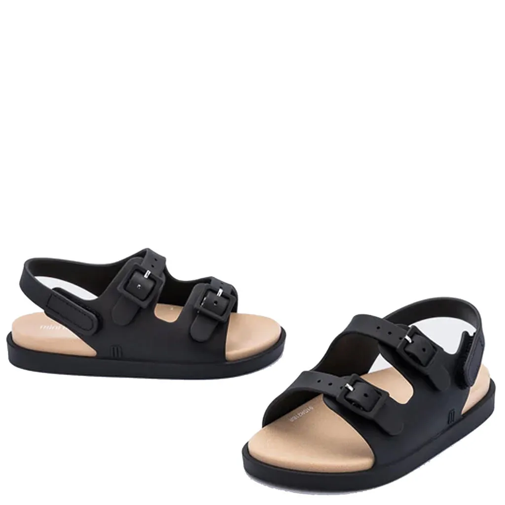 Mini Melissa Black Jelly Sandal
