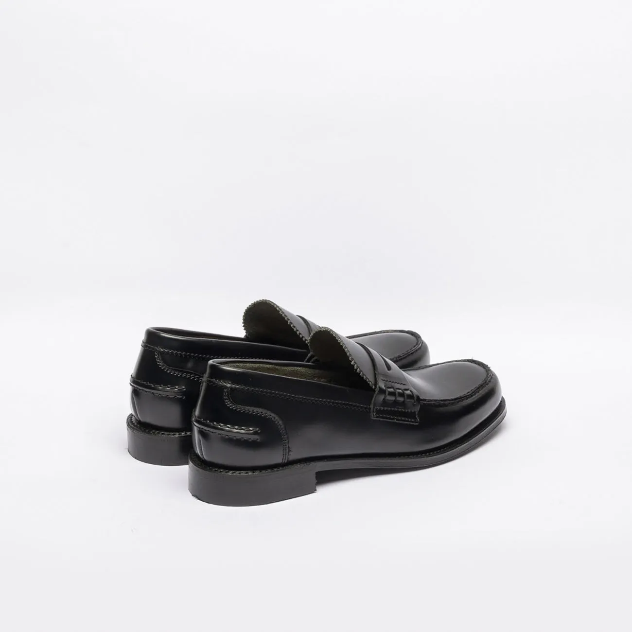 Mocassino penny Cheaney Joseph & Sons Dover EF ALT in pelle nera