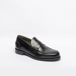 Mocassino penny Cheaney Joseph & Sons Dover EF ALT in pelle nera