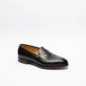 Mocassino penny Edward Green Piccadilly in pelle nera