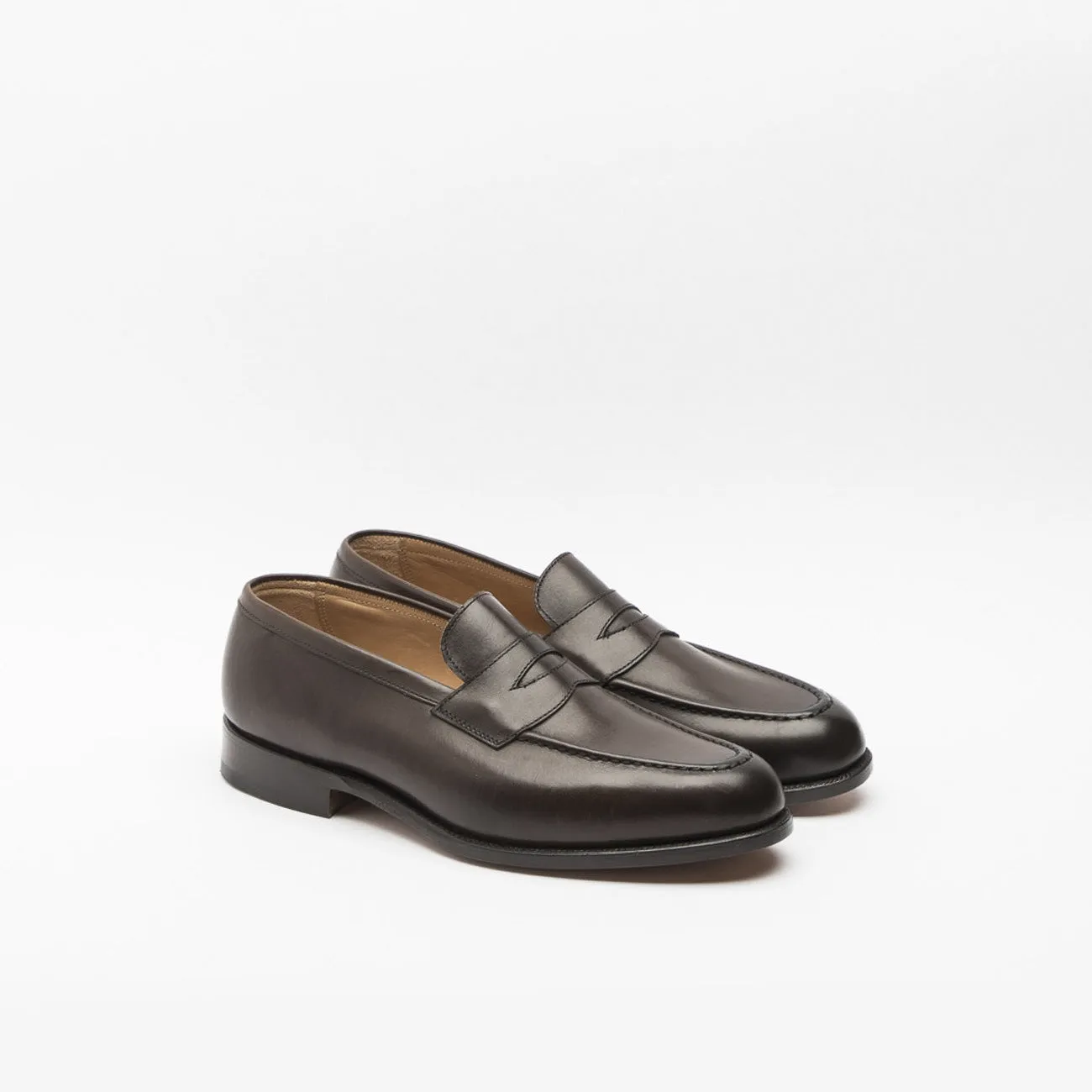 Mocassino penny Tricker's Havard in pelle marrone