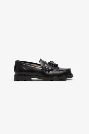 MODENA LEATHER TASSEL BLACK