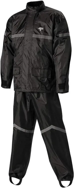 Nelson-Rigg Stormrider Rain Suit (Black/Black, Small)