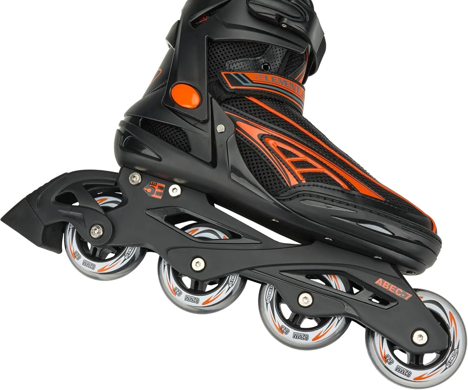 Panther Inline Skates Men with Adjustable Strap, 82mm Wheels - Soft Boot Fit for Comfort | Roller Derby Long Distance Skates for Recreational Fitness & Outdoor Street Hockey
