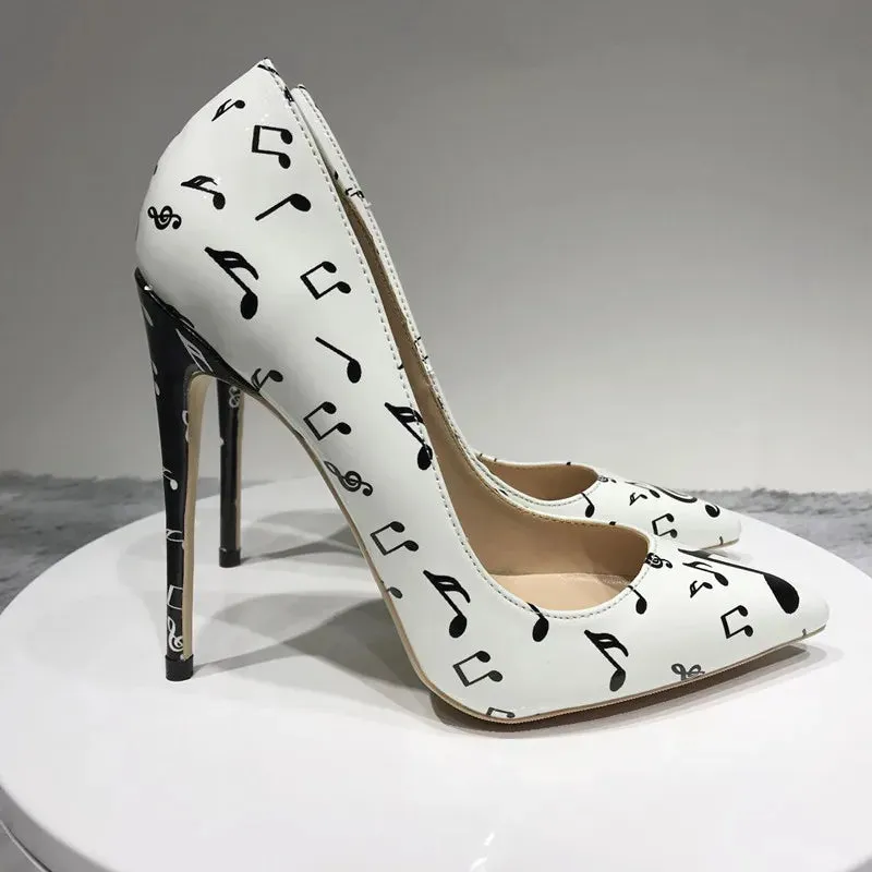 patent leather pointed toe wedding shoes