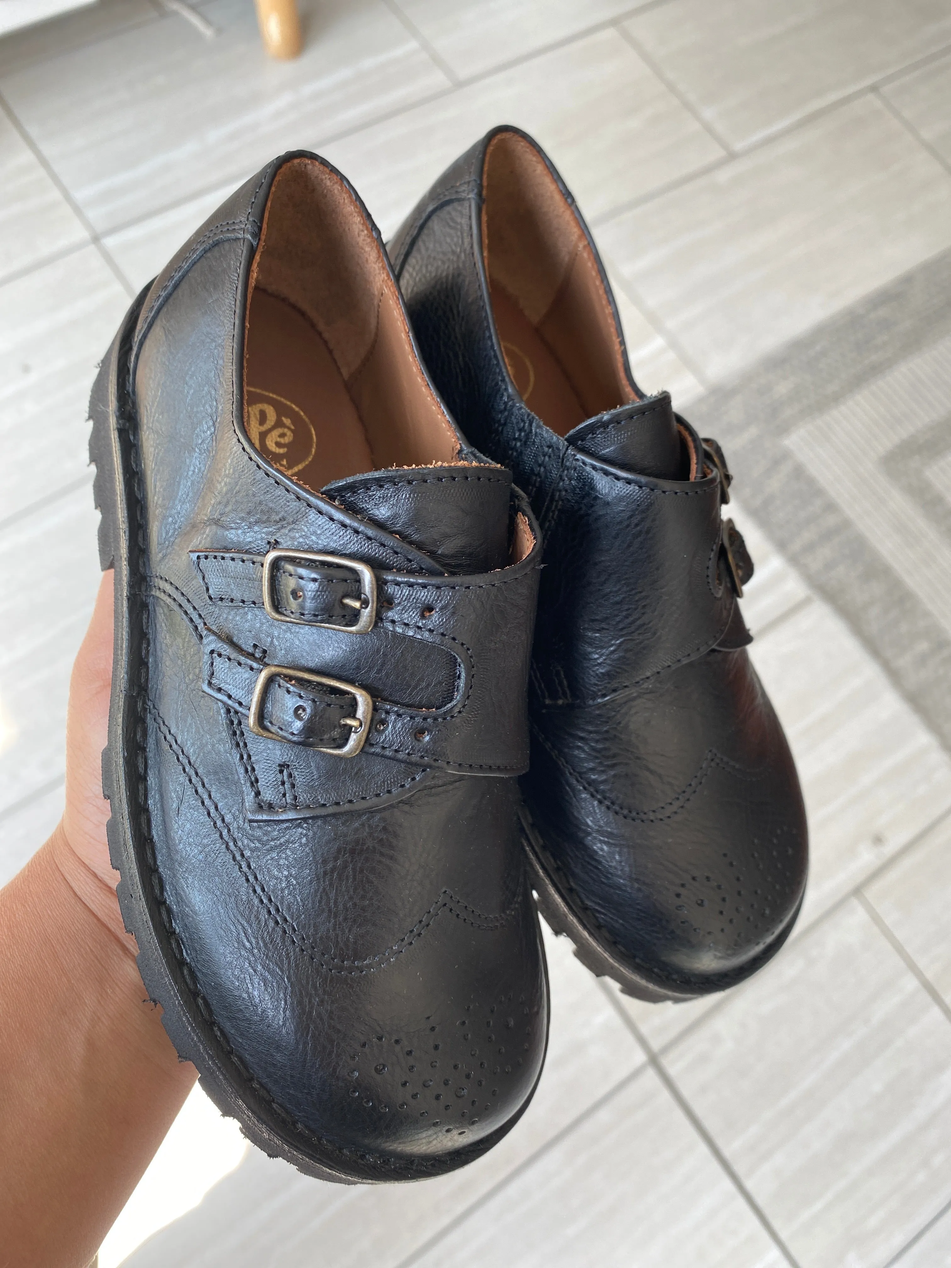 Pepe Black Monk Shoe