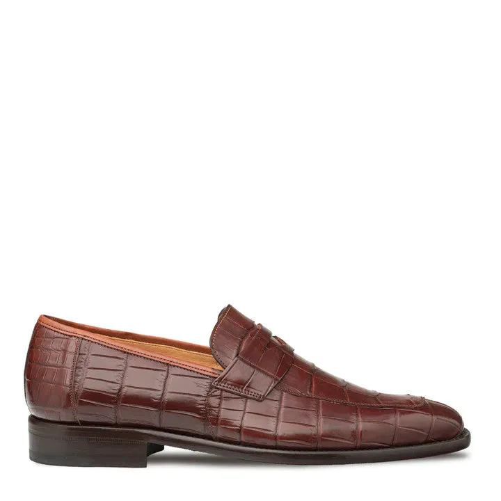 Piccolo Alligator Penny Loafer Sport By Mezlan Made In Spain Brand